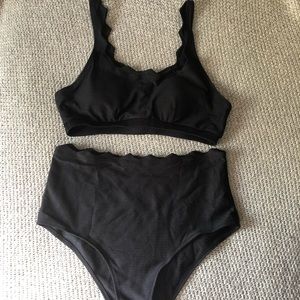 NWT high waisted black bikini by Cupshe